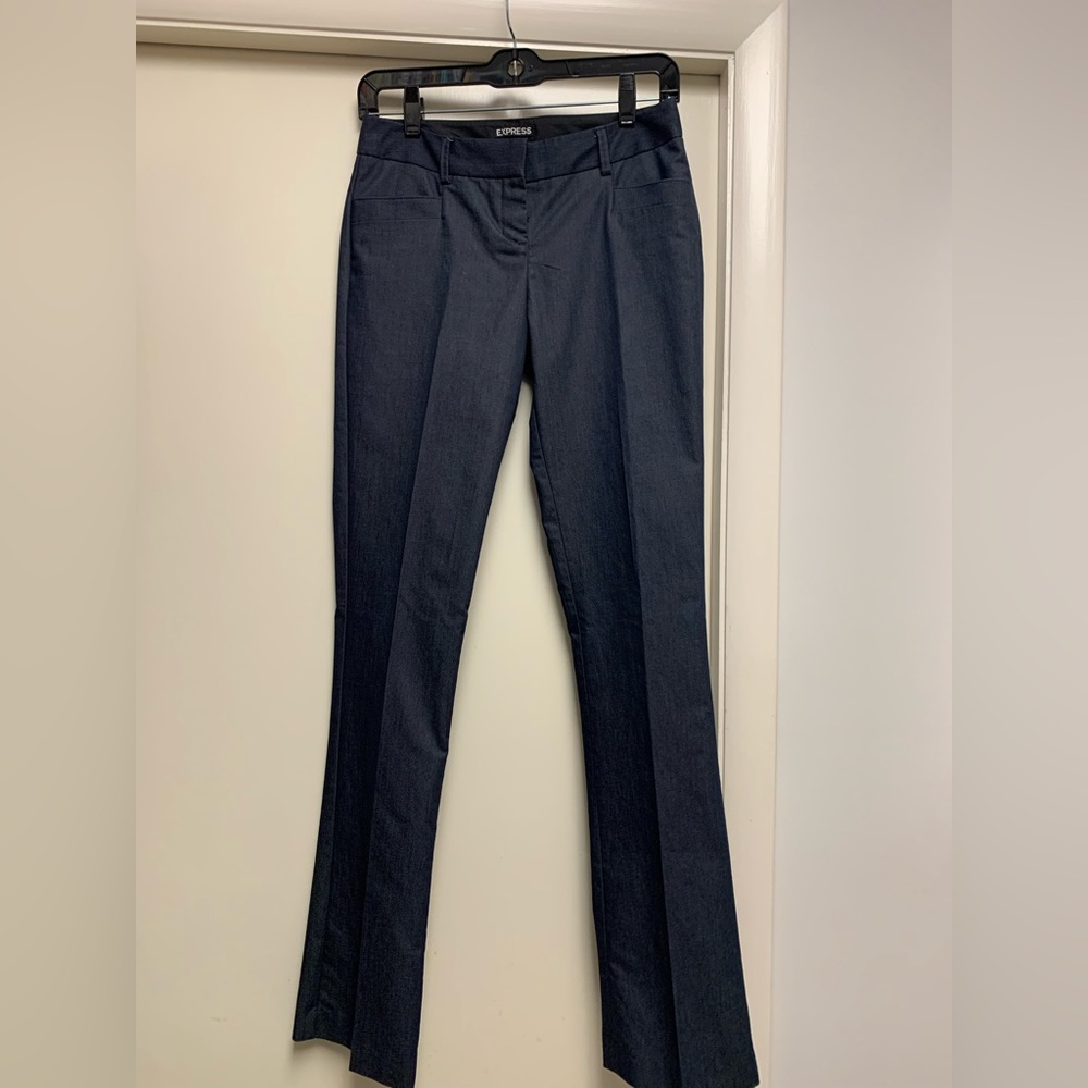 Express Editor Denim dress pant.